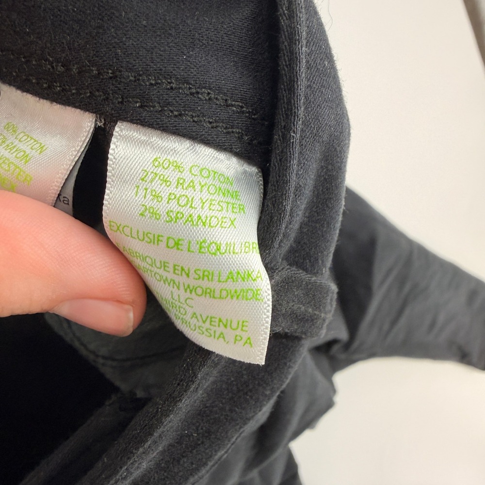 Lilly Pulitzer Worth Skinny Pants Womens 10 Black Stretch Preppy Casual Capsule - Picture 7 of 7